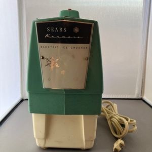 Vintage Sears Electric Ice Crusher #4559, great piece of operable nostalgia